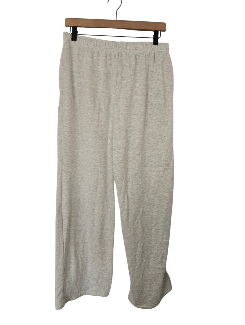 Sunday Retreat XL Gray Wide Leg Lounge Pants Drawstring Soft Casual - Picture 4 of 5